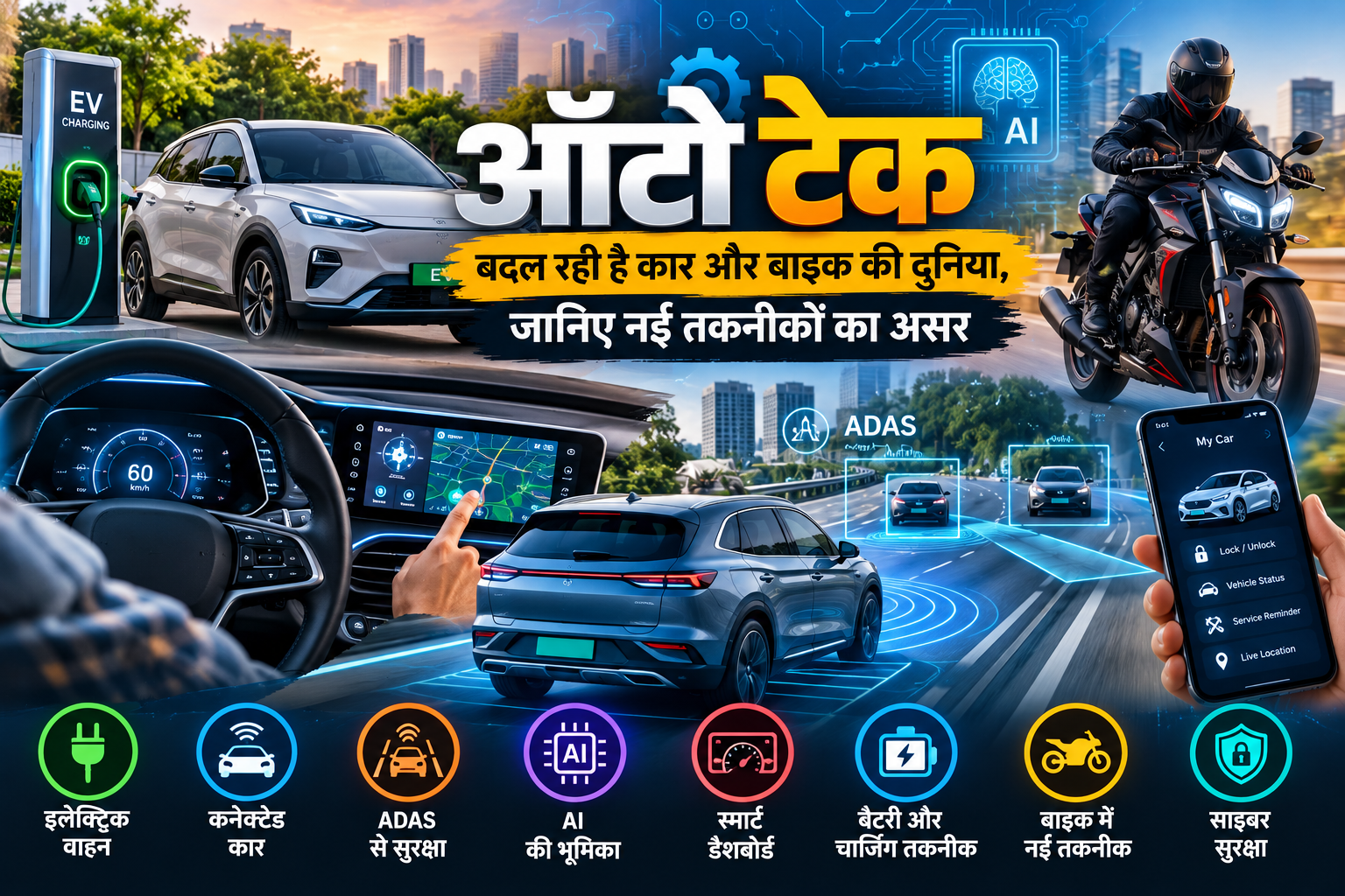 ऑटो टेक: बदल रही है कार और बाइक की दुनिया, जानिए नई तकनीकों का असर